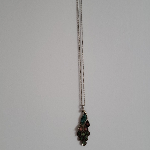 Peacock necklace - Picture 2 of 2
